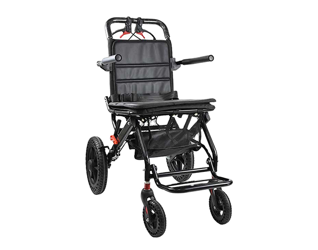12-inch honeycomb wheel + black frame + leather + storage basket