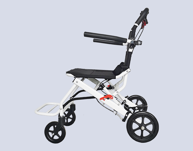 8-Inch White Lightweight Aircraft Wheelchair XY-1001A 8-Inch White Lightweight Aircraft Wheelchair XY-1001A