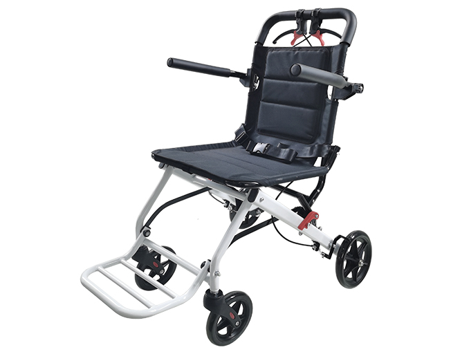 8-Inch White Lightweight Aircraft Wheelchair XY-1001A 8-Inch White Lightweight Aircraft Wheelchair XY-1001A