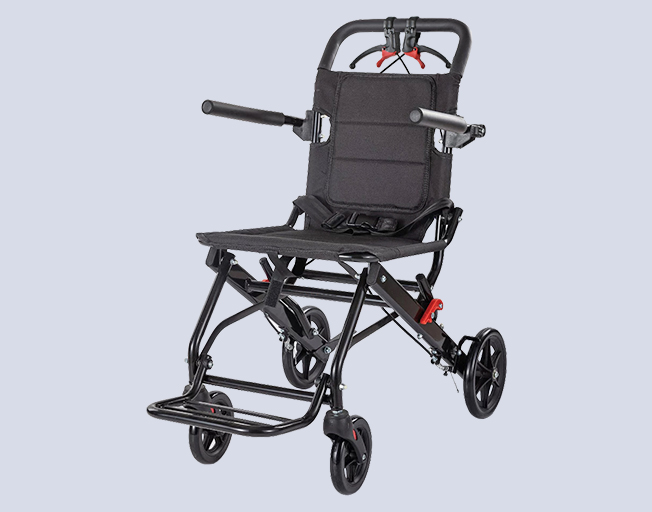 8-Inch White Lightweight Aircraft Wheelchair XY-1001A 8-Inch White Lightweight Aircraft Wheelchair XY-1001A