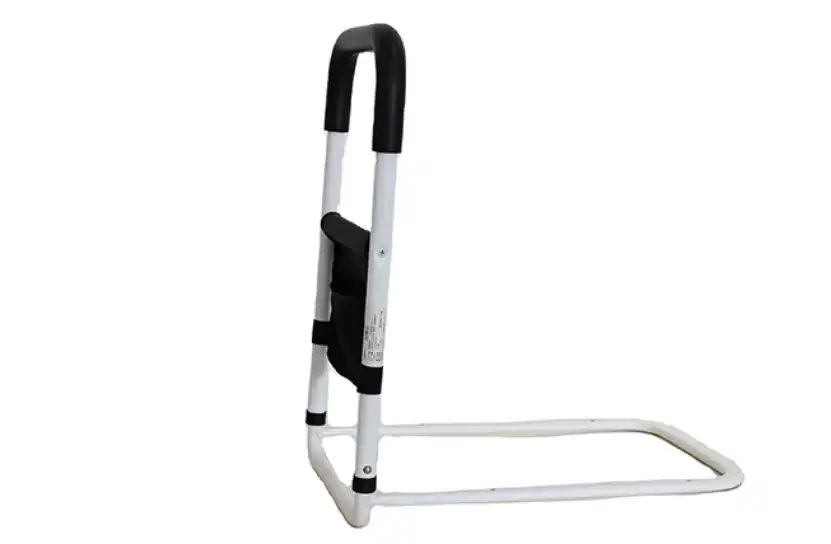 Adjustable Bedside Safety Rail with Storage Pocket