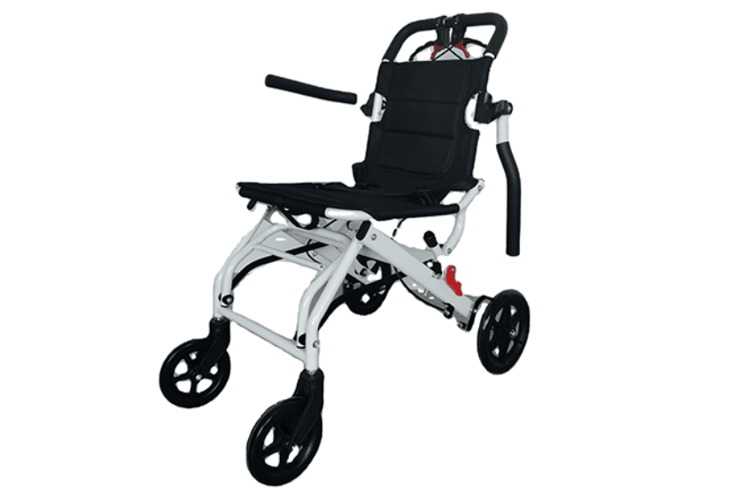 Lightweight Foldable Wheelchair with Carbon Steel Frame