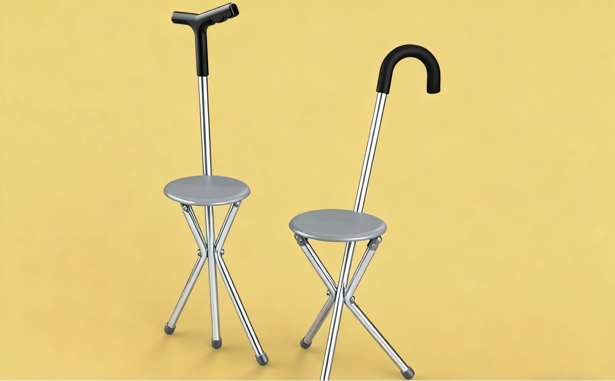 3-Legged crutch chairs