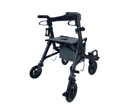 Heavy Duty Rollator Walker with Storage and Tray