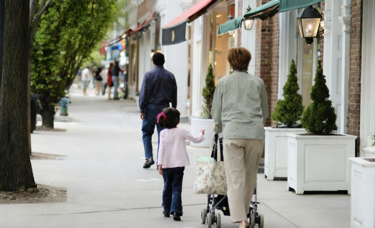 Multifunctional shopping cart in daily life