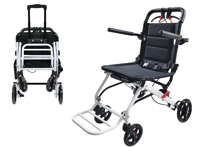 The wheelchair designed for air travel