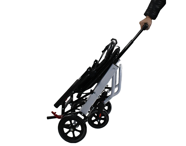 Xunyu Medical's 8-Inch White Pull Rod Wheelchair