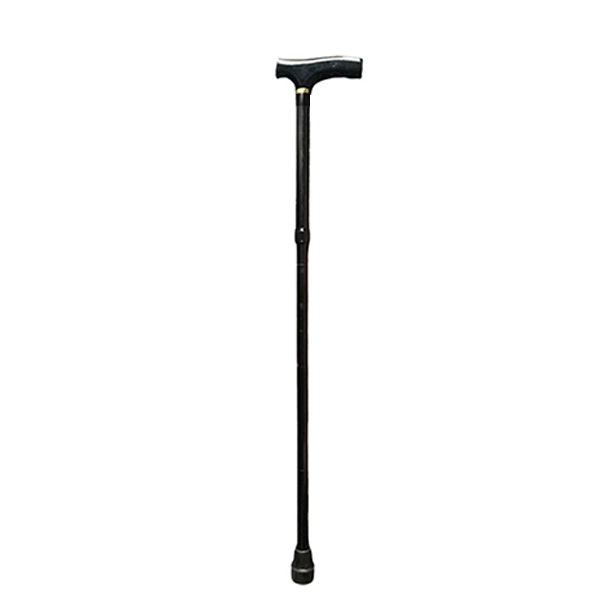 Aluminum adjustable height cane