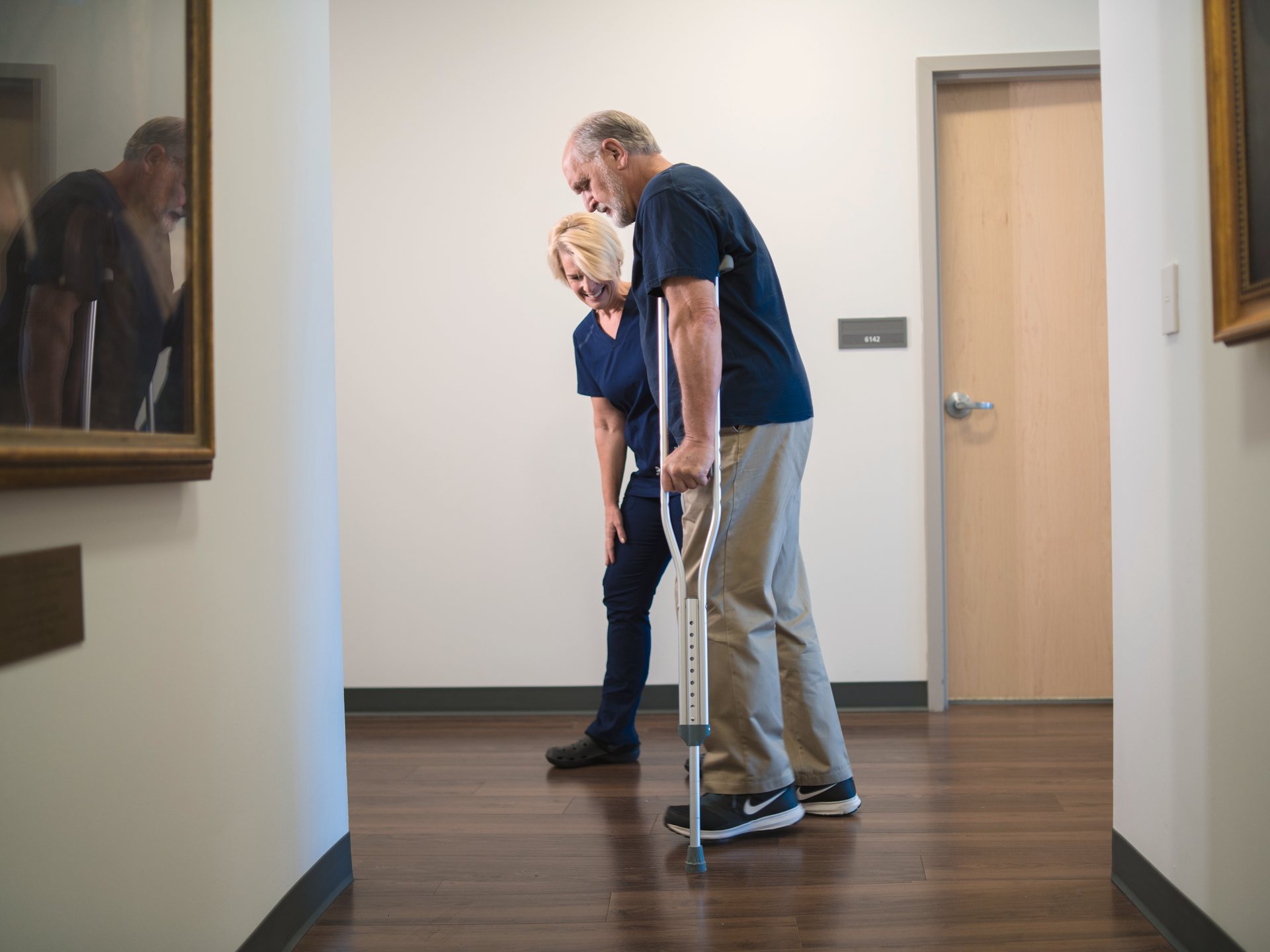 Exercise Safely While Using Crutches