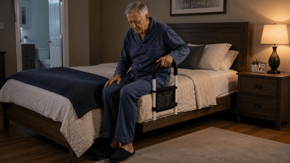 Bed Assist Rails for Nighttime Bathroom Trips What Makes Getting Out of Bed Safer
