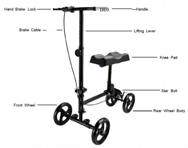 Xunyu Medical’s Knee Rollator-602