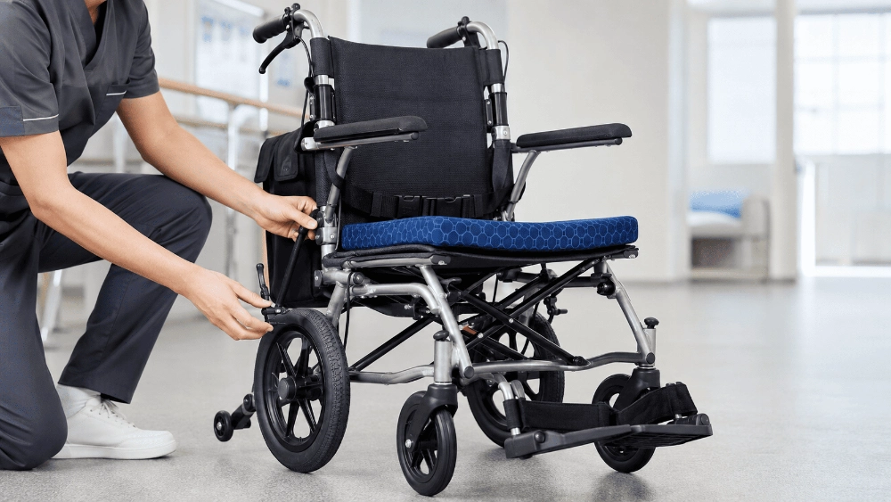 Lightweight Wheelchair Maintenance Checks for Care Use