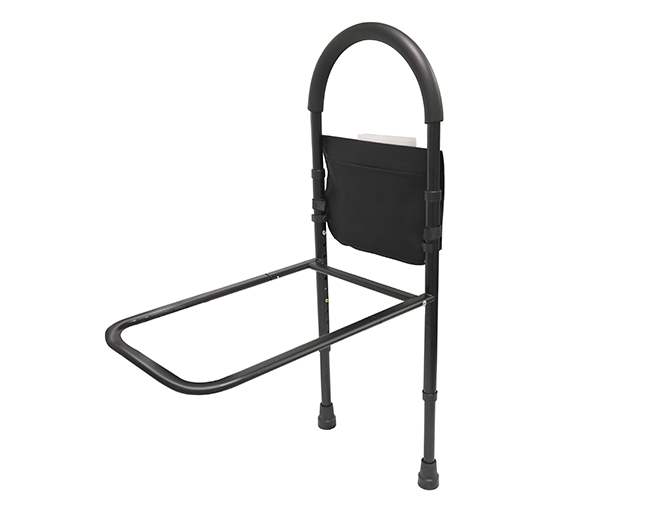 adjustable bedside rail for tiered mobility line