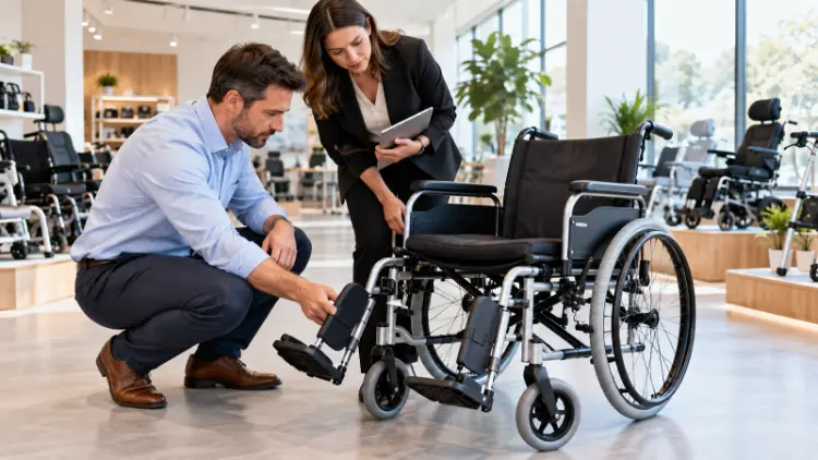 Manual Wheelchair Footrests for Medical Equipment Buyers Manual Wheelchair Footrests for Medical Equipment Buyers