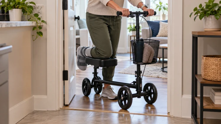 knee scooter indoor route planning