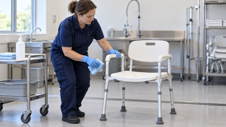 Shower Chair Cleaning Between Users What Care Teams Should Check