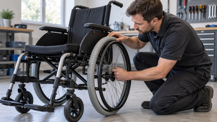 What Happens When Solid Wheelchair Tires Develop Flat Spots