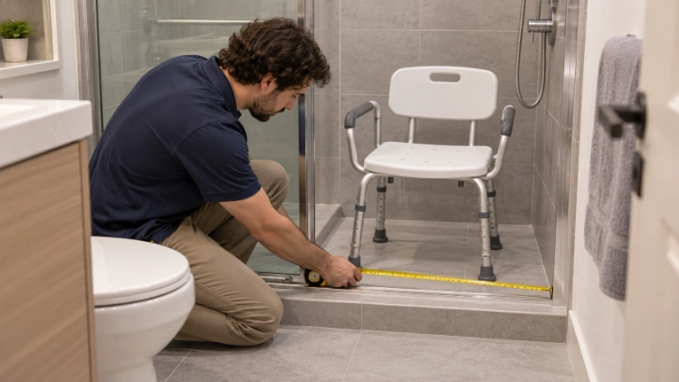 shower chair dimensions check